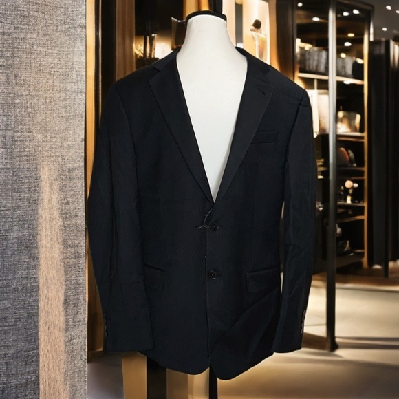 Armani Exchange Black Slim Fit Sport Coat - Picture 1 of 7